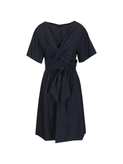 EMPORIO ARMANI V-neck belted midi dress