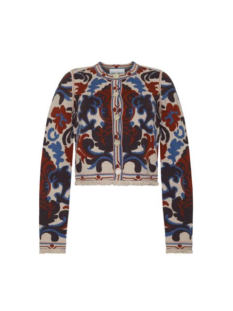 Livi Jacket
The Most Delightful Knit Cardigan Adorned With Lustrous Gold Buttons