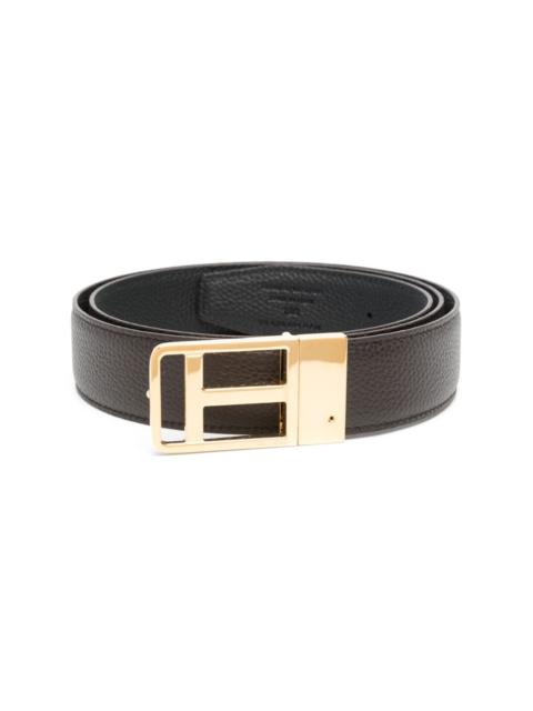 TOM FORD leather buckle belt