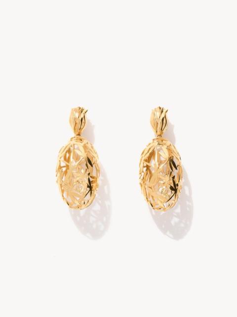 Chloé THE CHLOÉ GILDED CAGE EARRINGS