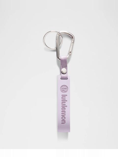 lululemon Silicone Keychain