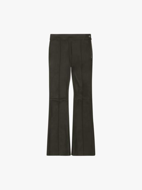 Helmut Lang CROPPED FLARE LEATHER PANT