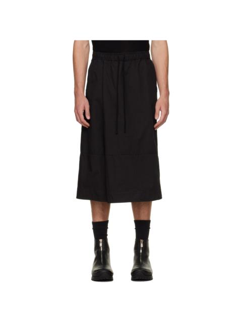 Julius Black Over Wrapping Shorts