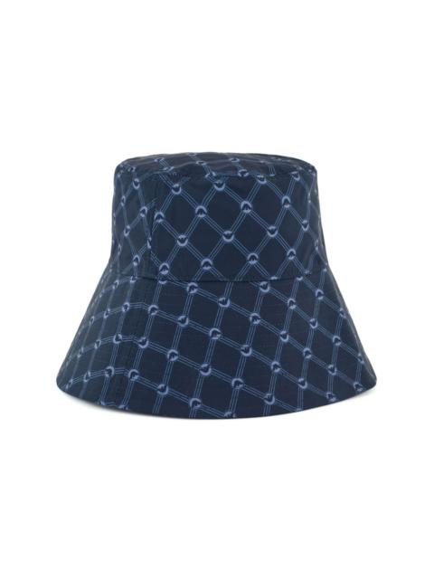 EMPORIO ARMANI monogram-print bucket hat