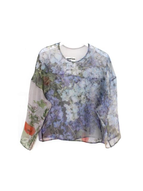 ANNTIAN CHIFFON SILKSWEATER - PRINT R