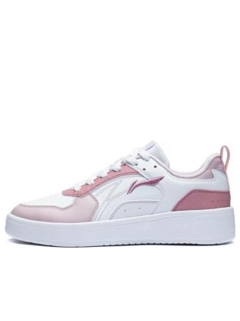 (WMNS) Li-Ning Xingchuan Skate Sneakers 'White Pink' AGCT148-5