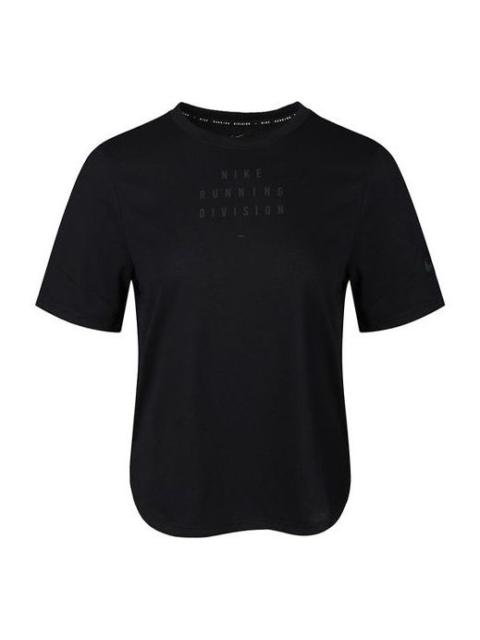 Nike (WMNS) Nike SS20 Athleisure Casual Sports Short Sleeve Black CV1876-010
