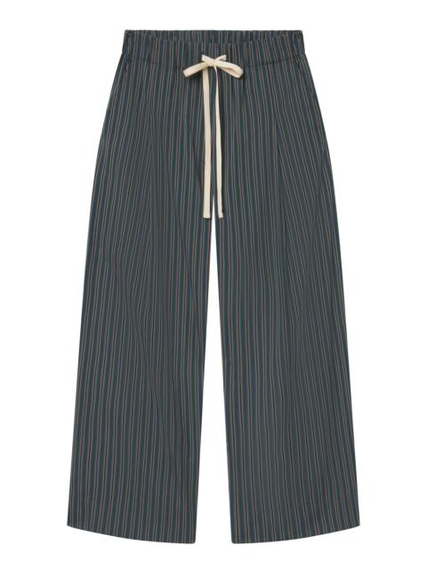 A.L.C. James Striped Cotton Drawstring Pant