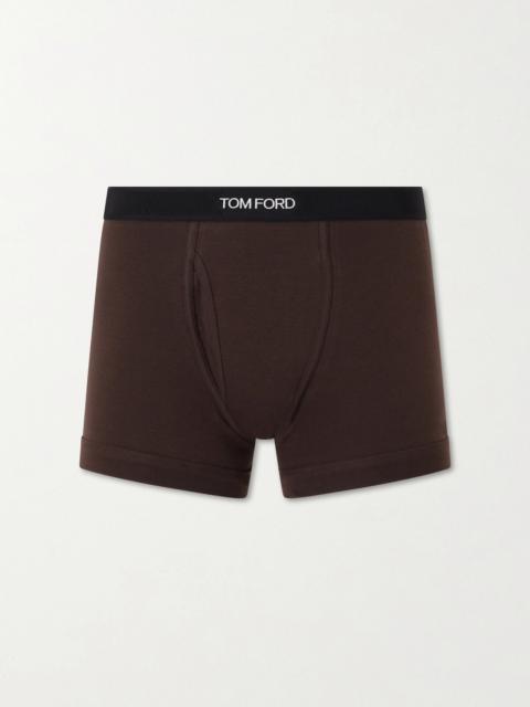 TOM FORD Stretch Cotton-Blend Jersey Boxer Briefs