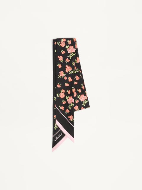 Valentino RAMAGE FIORELLINI SILK BANDEAU SCARF
