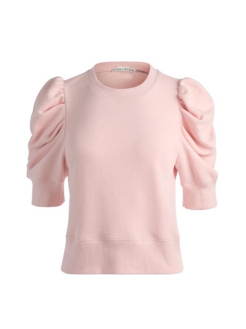 Alice + Olivia TYLER PUFF SLEEVE TOP