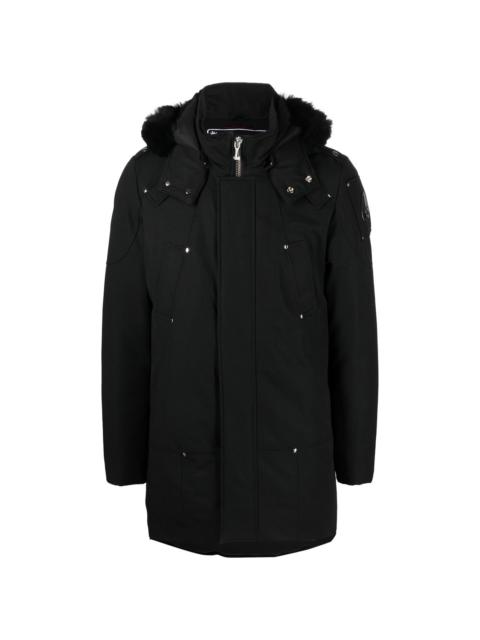 MOOSE KNUCKLES shearling collar parka coat