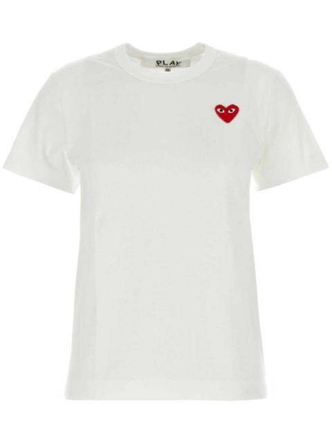 Comme des Garçons PLAY heart-patch cotton T-shirt