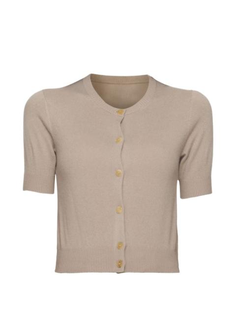 arch4 buttoned knitted top