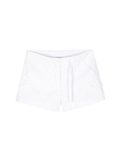drawstring-waist cargo shorts
