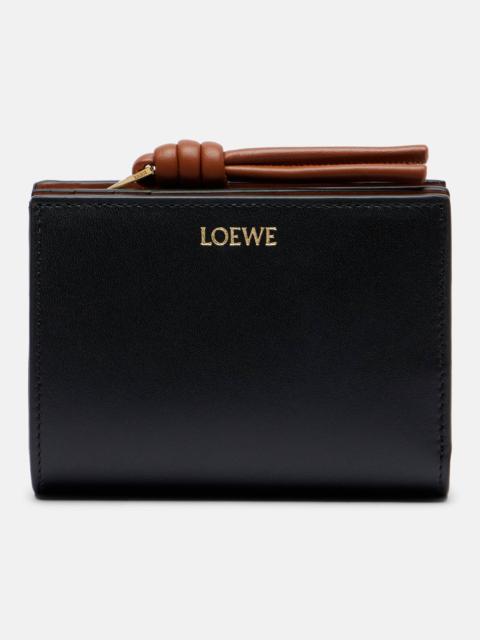 Loewe Knot leather wallet
