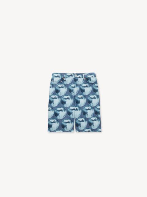 KENZO 'KENZO Apple Pop' straight shorts in japanese denim