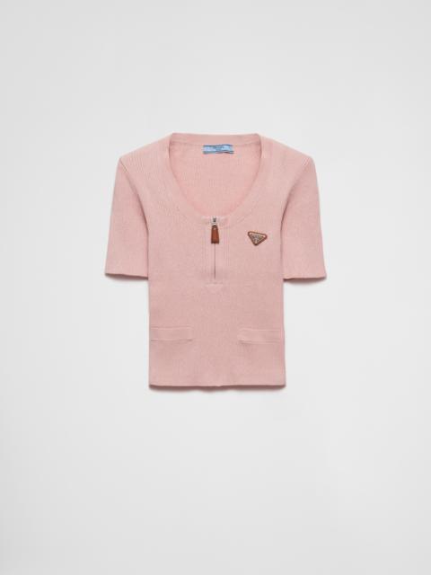 Prada Ribbed cotton sweater