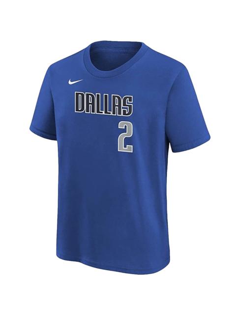 Nike NBA Mavericks 'Irving' Icon Name & Number T-Shirt GS "Royal Blue" 9Z2B7BCMW MAV11