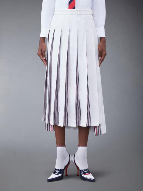 Thom Browne high-waisted pleated skirt