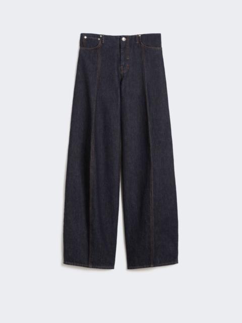 Sportmax Oversized low-rise trousers - midnightblue