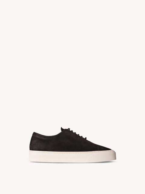 The Row Marie H Lace-Up Sneaker in Suede