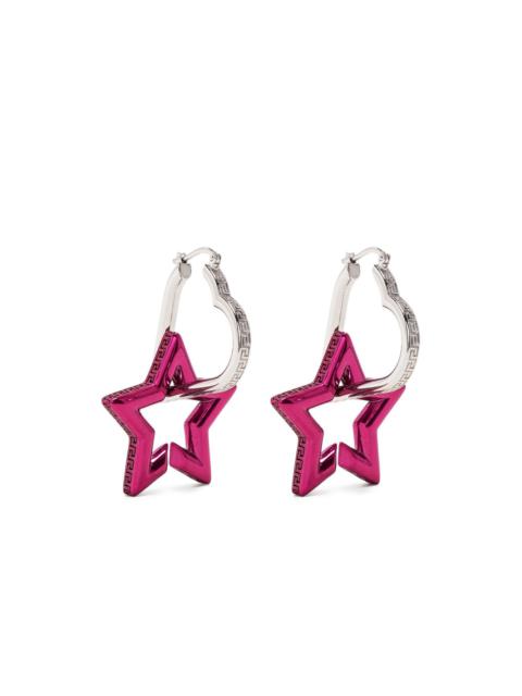 Greca star-shaped drop earrings