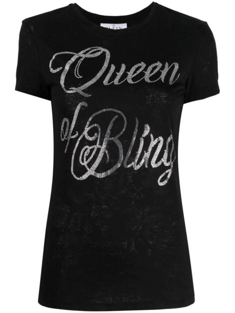 PHILIPP PLEIN Queen Of Bling cotton T-shirt