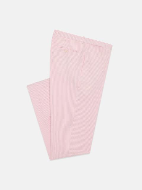 J. PRESS MADE-IN-CANADA PINK STRIPE SEERSUCKER TROUSER