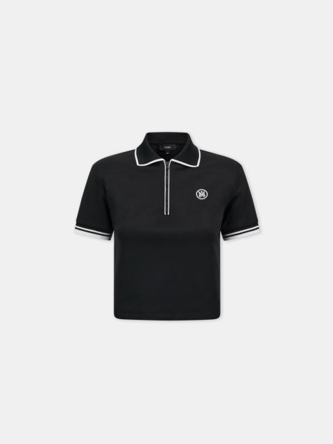 AMIRI WOMEN'S MA ZIP POLO