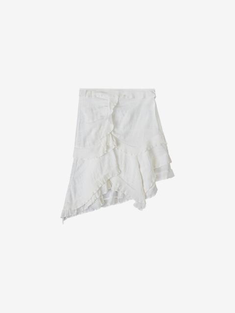 Isabel Marant GENEVA ASYMMETRICAL SKIRT