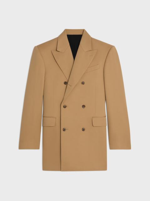 CELINE COLONNE JACKET IN mohair wool