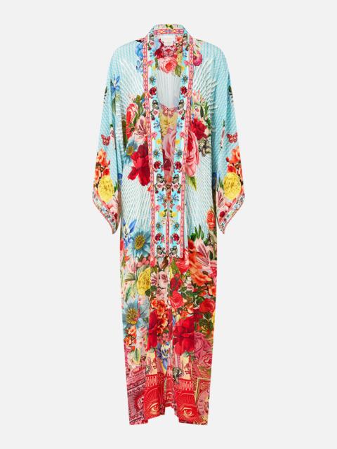 CAMILLA KIMONO LAYER WITH COLLAR
