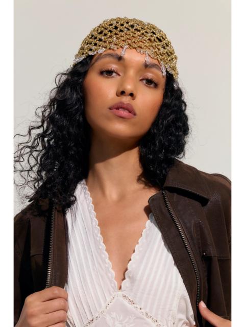 FREE PEOPLE Gold Rush Disco Cap