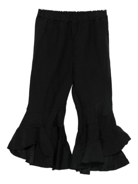 Comme Des Garçons ruffled trousers