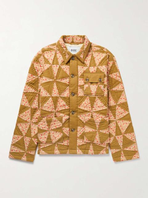 BODE Kaleidoscope Quilted Padded Printed Cotton Jacket