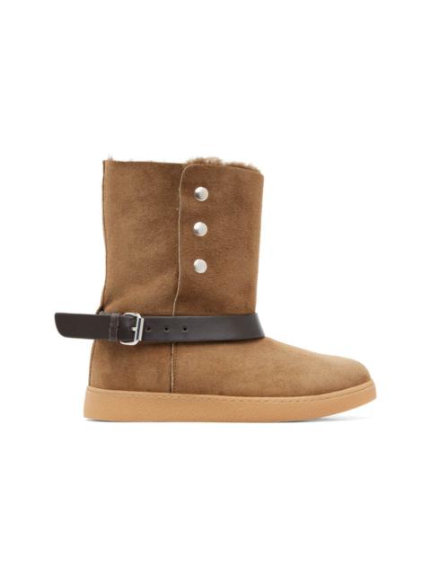 Isabel Marant Brown Nolyz Ankle Boots