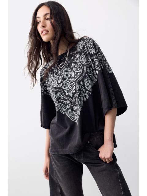 FREE PEOPLE We The Free Heirloom Printed Tee