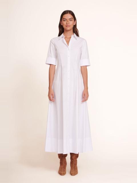 STAUD JOAN MAXI DRESS | WHITE