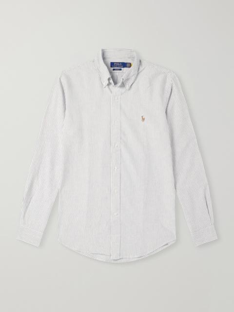 Polo Ralph Lauren Logo-Embroidered Striped Cotton Shirt