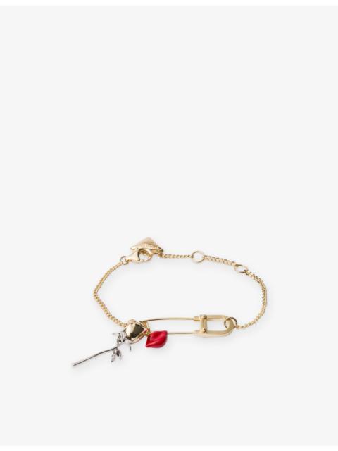 Prada Enamelled Metal Bracelet