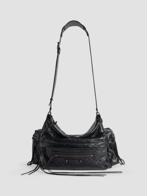 BALENCIAGA Men's Le City Multipocket Crossbody Bag - Black