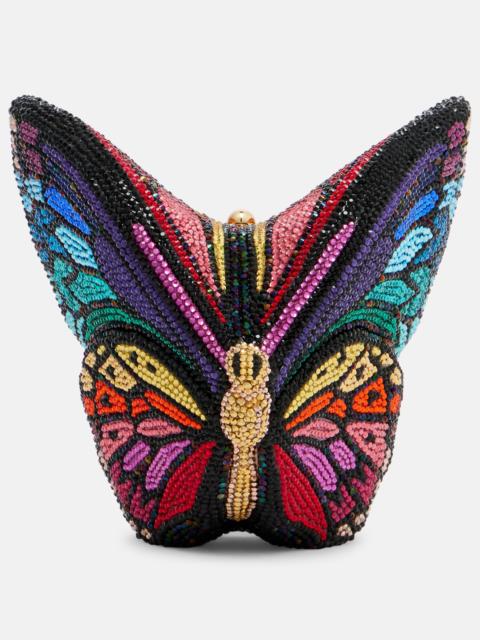 JUDITH LEIBER Butterfly Small embellished clutch