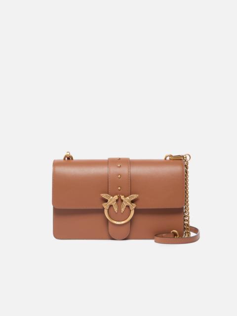 PINKO LOVE BAG ONE MEDIUM HANDBAG IN LEATHER