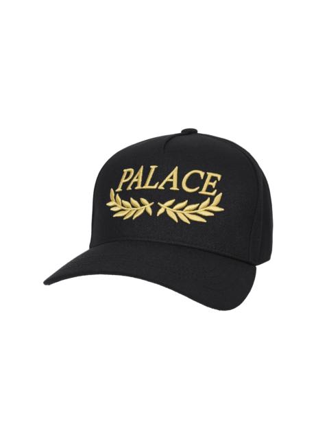 PALACE LAUREL P FRAME 5-PANEL SNAPBACK BLACK