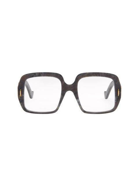 Loewe Black & Gray Anagram Glasses