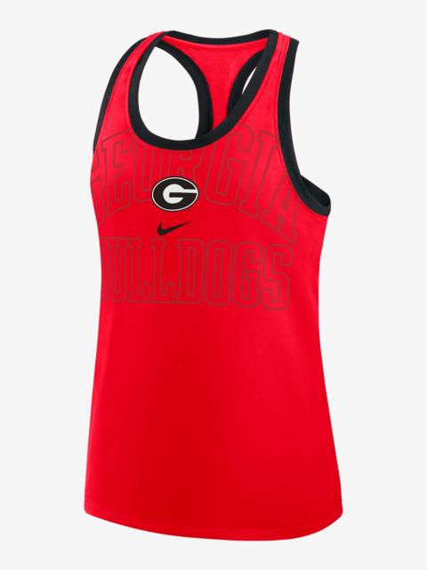 Nike Georgia Primetime Shadow Women's Nike College Racerback Tank Top