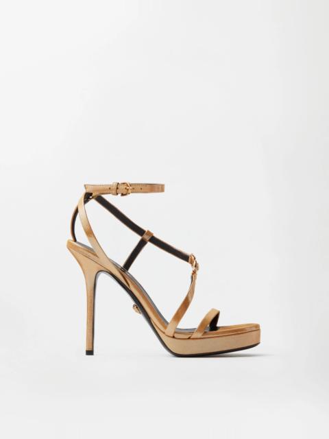 VERSACE Medusa '95 Embellished Leather Sandals 115 mm