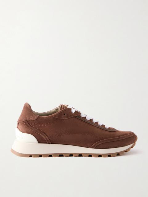 Brunello Cucinelli Suede Bead-embellished Sneakers