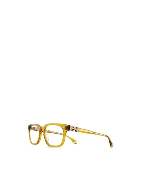 Chrome Hearts Coxuckersquare-frame glasses
